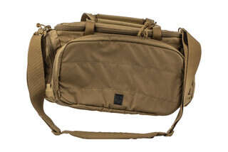 The Grey Ghost Gear Range Bag is made from 500D nylon Cordura and is coyote brown is color